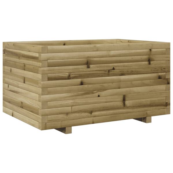 vidaXL Jardinière 90x60x49,5 cm bois de pin imprégné