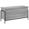 vidaXL Bo&icirc;te de rangement Sonoma gris 80 x 40 x 49,5 cm