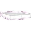 vidaXL Lit de Rangement avec matelas Cappuccino 200 x 200 cm Faux cuir