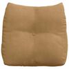 vidaXL Coussin de Dos Marron 45 x 24 x 50 cm Velours
