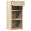 vidaXL Buffet ch&ecirc;ne sonoma 40x42,5x93 cm bois d'ing&eacute;nierie