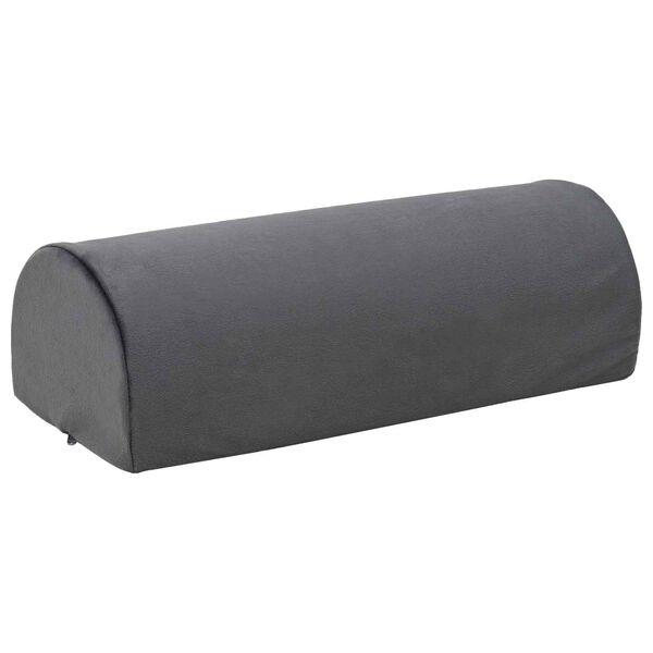 vidaXL Coussin de repose-pieds Uni Gris