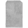 vidaXL &Eacute;tag&egrave;res cube murales 4 pcs Gris b&eacute;ton 22x15x22 cm