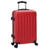 vidaXL Ensemble de valises 3 pcs Rouge 50 x 31 x 78 cm
