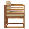 vidaXL Canap&eacute; d&rsquo;ext&eacute;rieur Bois d'acacia massif et polyester Naturel