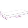 vidaXL &Eacute;tag&egrave;re murale flottante Blanc brillant 60x23,5x3,8 cm MDF