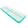 vidaXL Tapis gonflable de gymnastique avec pompe 300x100x20cm PVC Vert