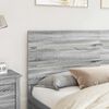 vidaXL T&ecirc;te de lit Gris Sonoma 180 cm Bois d'ing&eacute;nierie