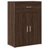 vidaXL Buffets 2 pcs chêne marron 60x30x84 cm bois d'ingénierie