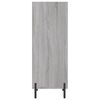 vidaXL Buffet sonoma gris 34,5x32,5x90 cm bois d'ing&eacute;nierie