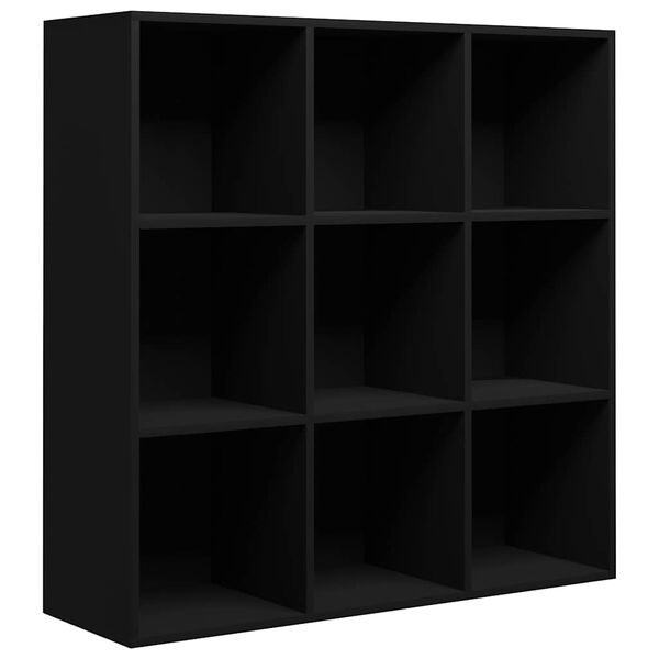 vidaXL Biblioth&egrave;que noir 98x29x97,5 cm bois d'ing&eacute;nierie