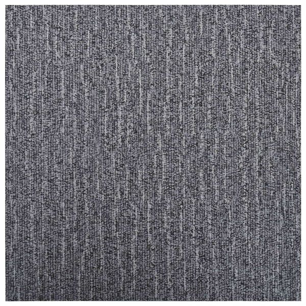 vidaXL Planches de sol 55 pcs Gris 5,11 m&sup2; PVC