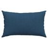 vidaXL Coussins de canap&eacute; 2 pcs Bleu 50 x 30 cm tissu