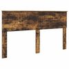 vidaXL Lit de Rangement Ch&ecirc;ne fum&eacute; 160 x 200 cm Bois d'ing&eacute;nierie