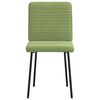 vidaXL Chaises &agrave; manger lot de 4 vert clair velours