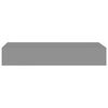 vidaXL Étagère à tiroir murale Gris 60x23,5x10 cm MDF