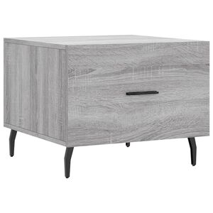 vidaXL Table basse Sonoma gris 50x50x40 cm Bois d'ing&eacute;nierie