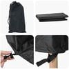vidaXL Housse de Transat Uni Noir 74 x 210 x 40 cm tissu