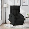 vidaXL Fauteuil inclinable noir tissu