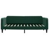 vidaXL Lit de repos sans matelas vert fonc&eacute; 90x200 cm velours