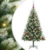 vidaXL Arbre de No&euml;l artificiel avec neige artificielle 150 LED
