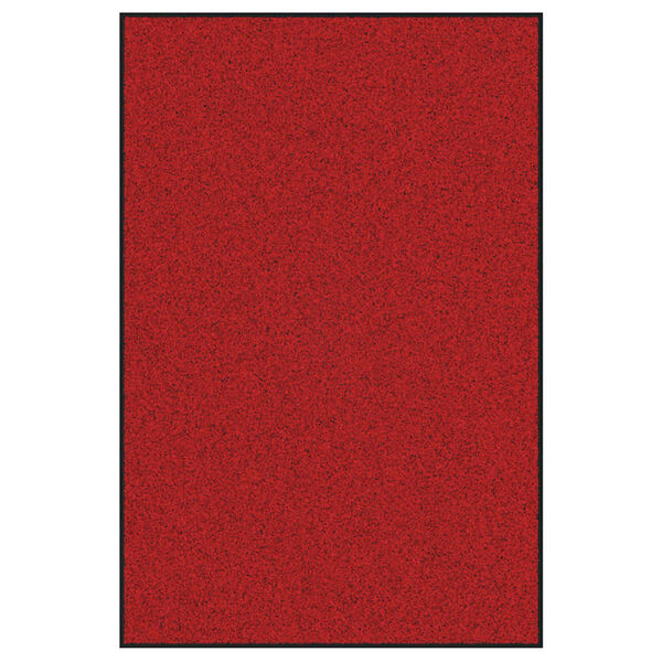 vidaXL Tapis d'entr&eacute;e Autre Rouge et Noir 120 x 180 cm