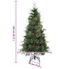 vidaXL Sapin de No&euml;l Artificiel &agrave; Branches Articul&eacute;es Vert 120 cm