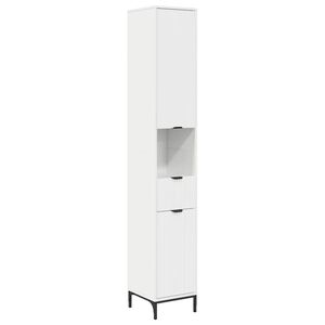 vidaXL Cabinet de salle de bain Blanc brillant 31,5 x 33 x 190 cm