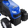 vidaXL Tracteur avec p&eacute;dales pour enfants Bleu