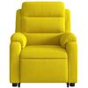vidaXL Fauteuil de massage inclinable Jaune Velours