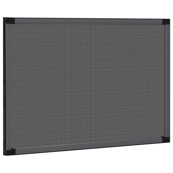 vidaXL Moustiquaire extensible pour fen&ecirc;tres Anthracite (100-193)x75cm