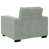 vidaXL Fauteuil Gris clair 60 cm Velours