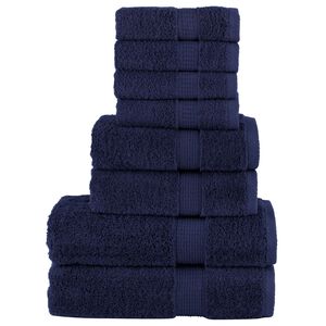 vidaXL Ensemble de serviettes de qualit&eacute; sup&eacute;rieure SOLUND 8 pcs