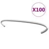 vidaXL Crochets de gabion 100 pcs Acier galvanis&eacute; 15 cm
