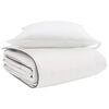 vidaXL Duvet d'hiver avec oreiller 2 pcs Blanc Plume de canard