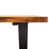 vidaXL Table à manger 140x80x75 cm bois de chêne massif