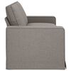 vidaXL Canap&eacute; Taupe Dimensions globales: 222 x 80 x 82 cm (l x P x H)