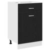 vidaXL Armoire suspendue Ch&ecirc;ne noir 50 x 46 x 81,5 cm