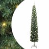 vidaXL Sapin de No&euml;l artificiel Vert 270 cm PVC et acier et plastique