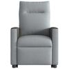 vidaXL Fauteuil inclinable Gris clair Tissu