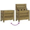 vidaXL Salon de jardin 7 pcs bois de pin impr&eacute;gn&eacute;