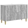 vidaXL Buffet Sonoma gris 89 x 34,5 x 60 cm Bois d'ing&eacute;nierie