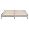 vidaXL Cadre de lit sans matelas sonoma gris 120x200cm bois ing&eacute;nierie