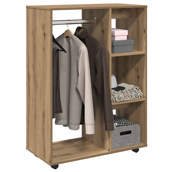 vidaXL Garde-robe chêne artisanal 80x40x110 cm bois d'ingénierie