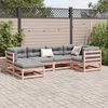 vidaXL Salon de jardin 6 pcs et coussins bois massif sapin de douglas