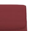 vidaXL Banc Rouge bordeaux 100x64x80 cm Similicuir