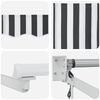 vidaXL Auvent r&eacute;tractable &eacute;lectrique Anthracite et blanc 3 x 2 m