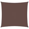 vidaXL Voile de parasol tissu oxford carr&eacute; 5x5 m marron