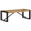 vidaXL Table basse 100x50x35 cm bois de manguier massif brut