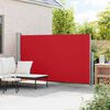 vidaXL Auvent lat&eacute;ral r&eacute;tractable de patio 170x300 cm Rouge